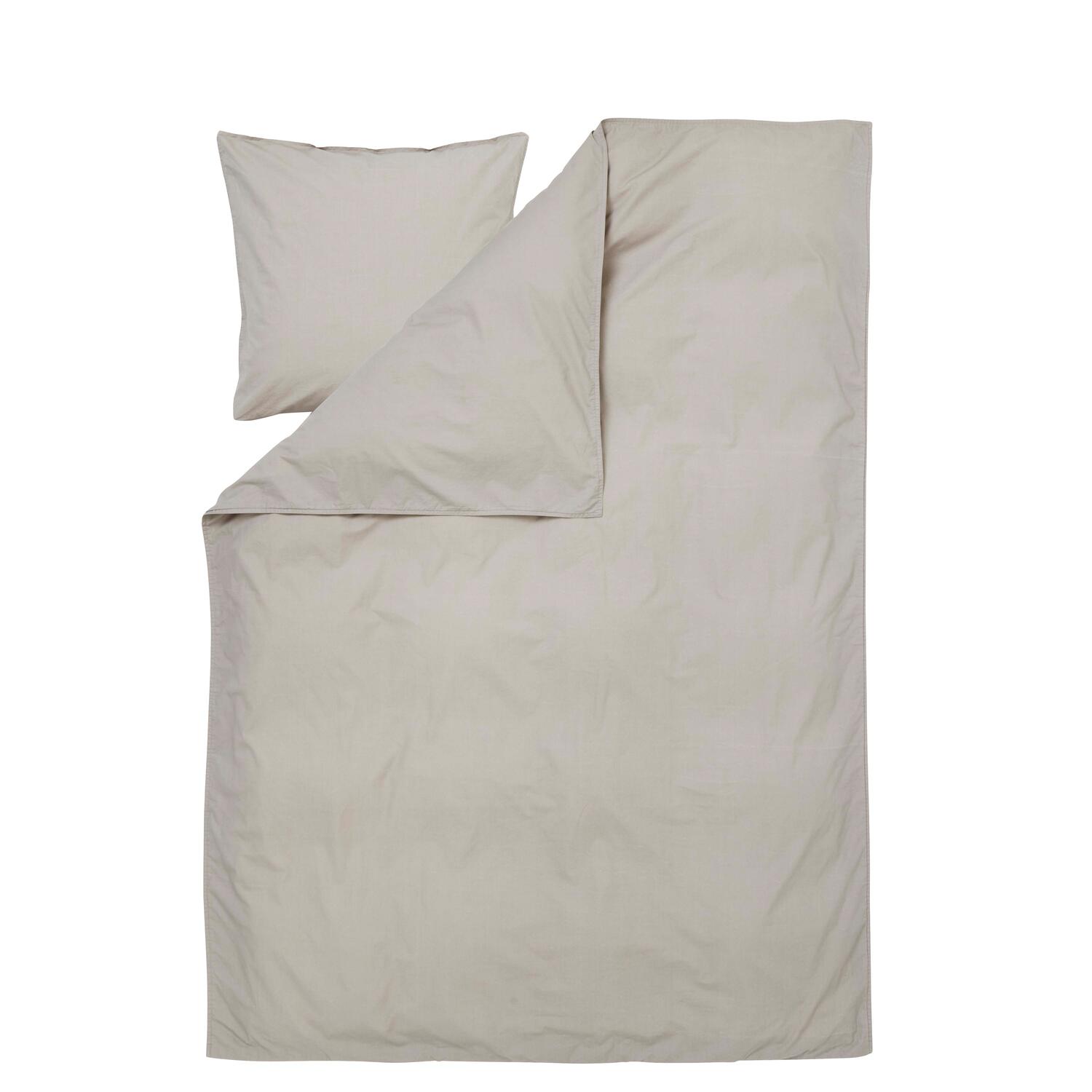 Pure Curly Percale sengetøj - lysegrå